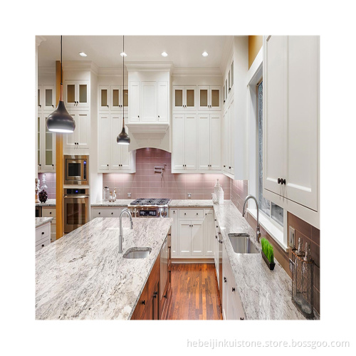White Quartz Countertops for Kitchen and Bathroom
